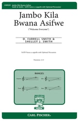 Jambo Kila Bwana Asifwe SATB choral sheet music cover